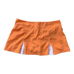 𝅺BOLLE orange pleated golf/tennis skirt/skort LPGA